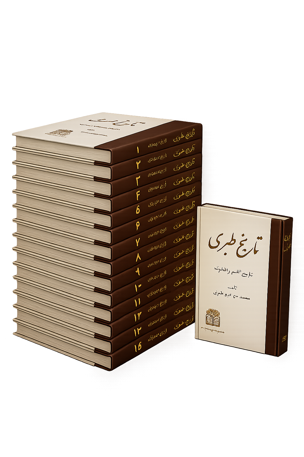 تاریخ طبری 16 جلدی متن اصلی